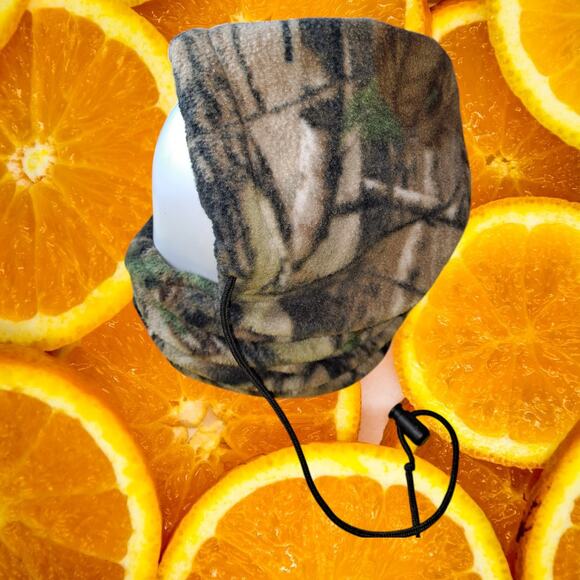 Hot Shot Men's Realtree Edge "Challenger" Camo Fuzzy Fleece Hood - Picture 3 of 7